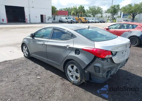 2013 Hyundai Elantra Gls z USA, uszkodzony, nr VIN 5NPDH4AE3DH399653